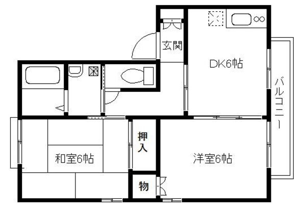 ハイツボナールの物件間取画像